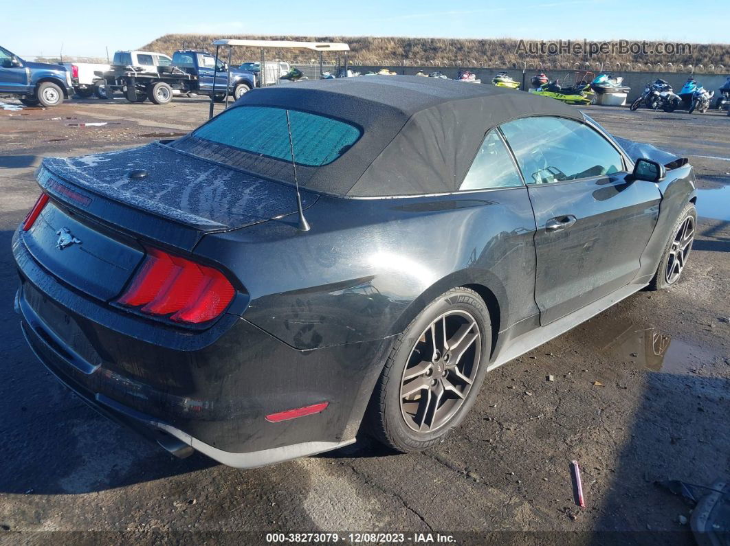 2020 Ford Mustang Ecoboost Premium Black vin: 1FATP8UH3L5112554