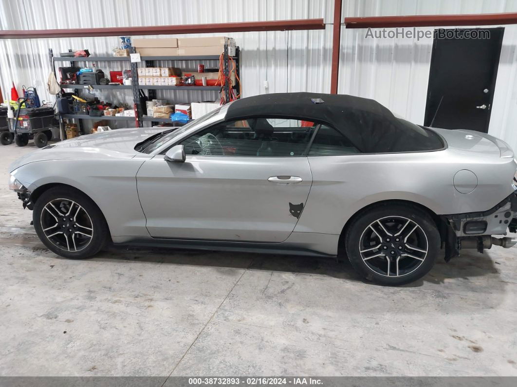 2020 Ford Mustang Ecoboost Premium Silver vin: 1FATP8UH3L5137874