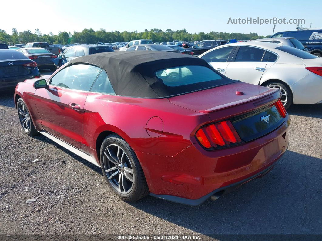 2016 Ford Mustang Ecoboost Premium Red vin: 1FATP8UH4G5216492