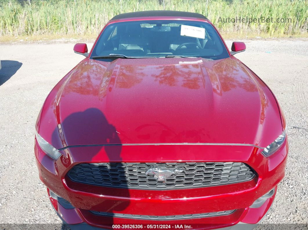 2016 Ford Mustang Ecoboost Premium Red vin: 1FATP8UH4G5216492