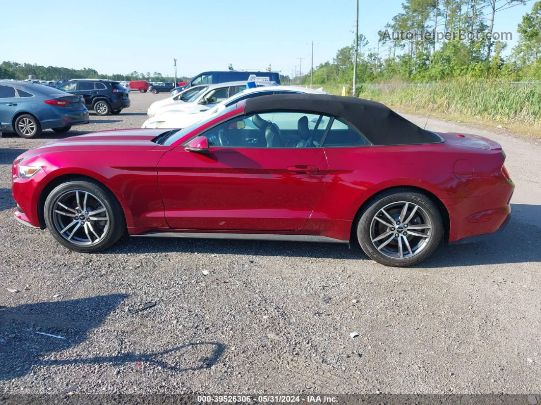 2016 Ford Mustang Ecoboost Premium Red vin: 1FATP8UH4G5216492