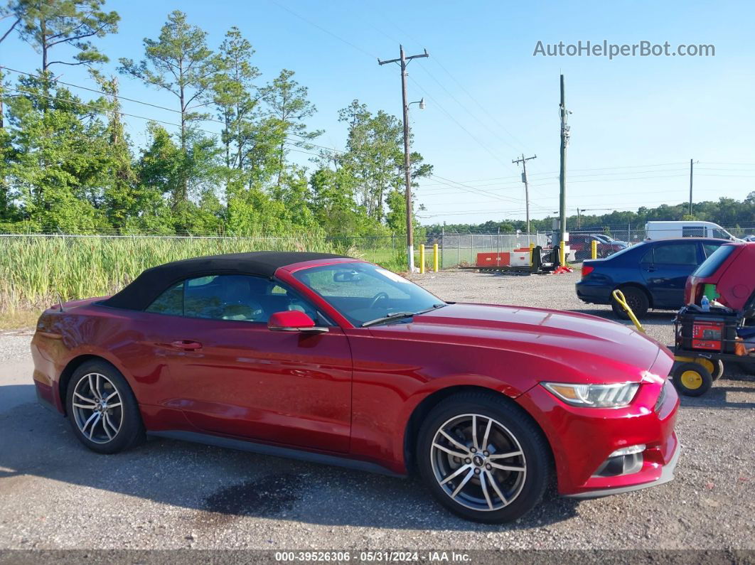 2016 Ford Mustang Ecoboost Premium Red vin: 1FATP8UH4G5216492