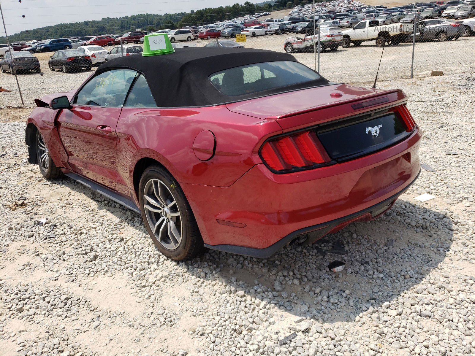 2016 Ford Mustang Бордовый vin: 1FATP8UH4G5217383