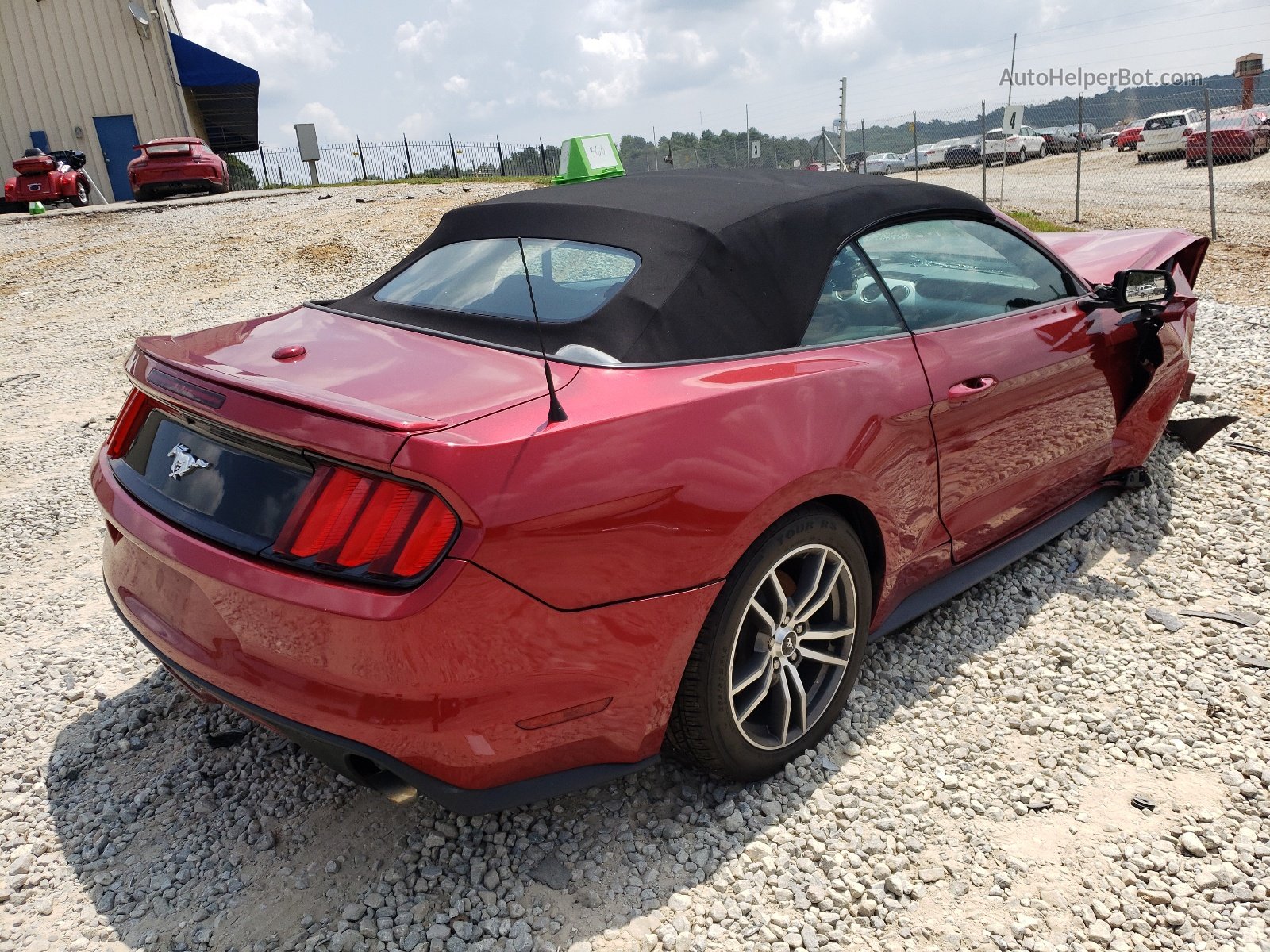 2016 Ford Mustang Бордовый vin: 1FATP8UH4G5217383