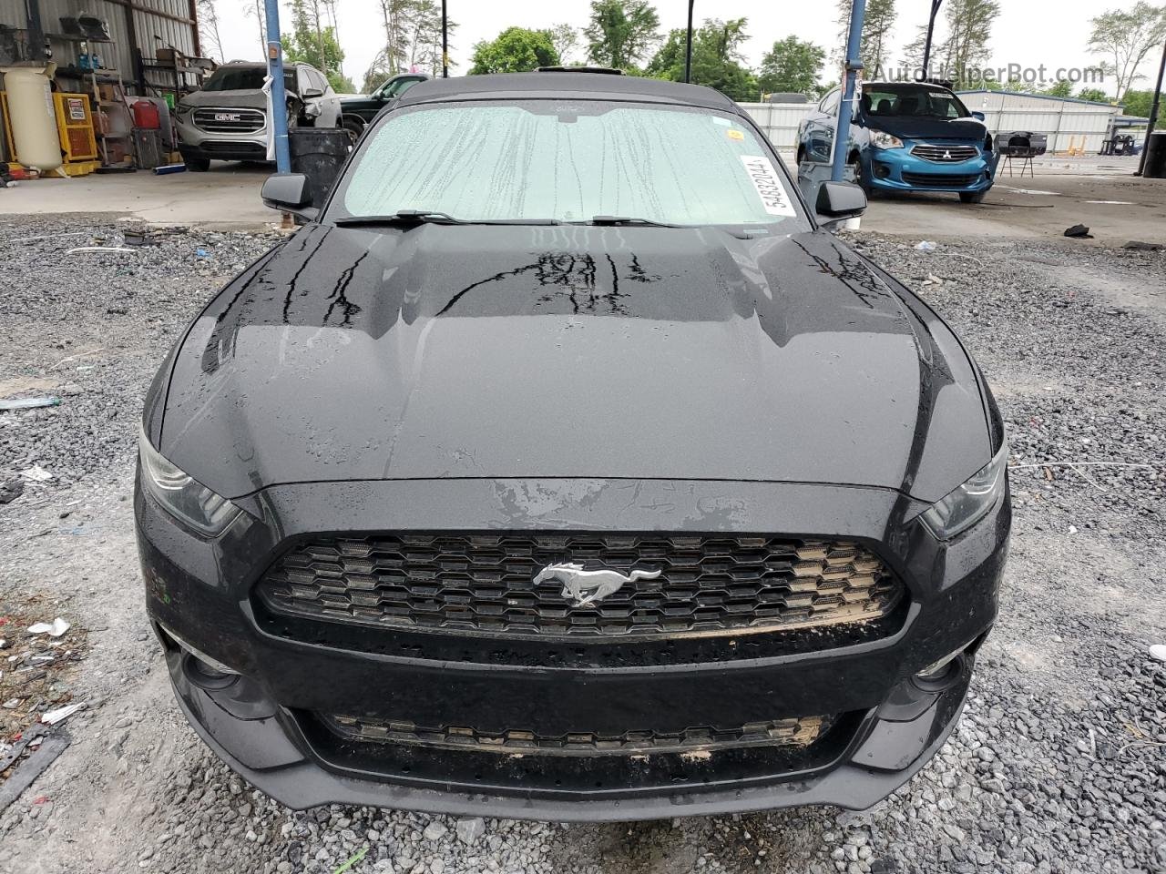 2016 Ford Mustang  Black vin: 1FATP8UH4G5221899
