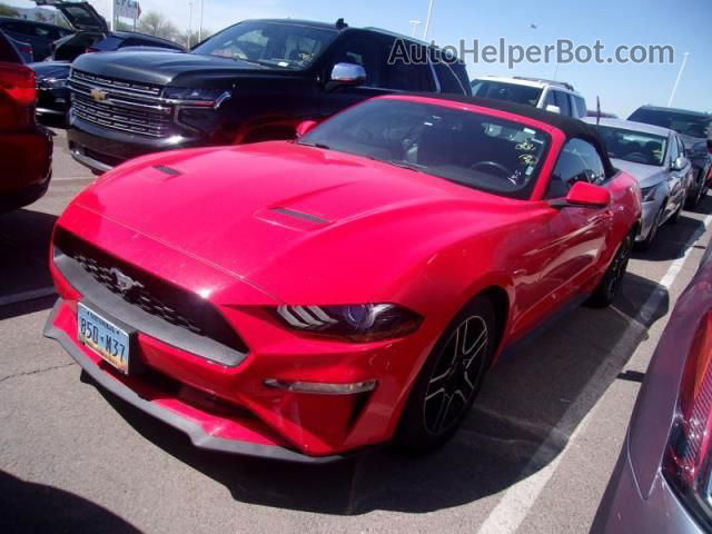 2020 Ford Mustang Ecoboost Красный vin: 1FATP8UH4L5139164