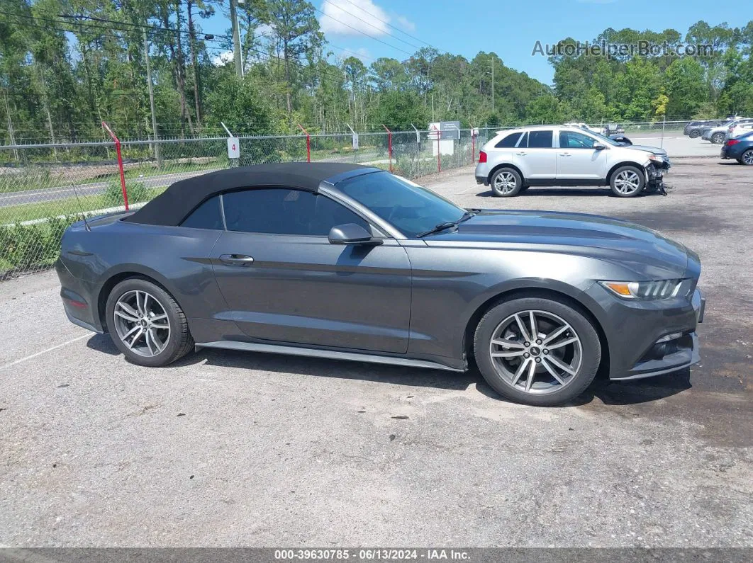 2016 Ford Mustang Ecoboost Premium Gray vin: 1FATP8UH5G5243488