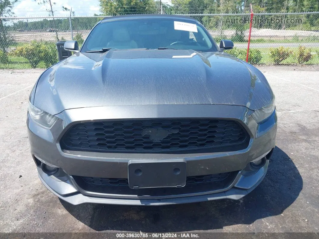 2016 Ford Mustang Ecoboost Premium Gray vin: 1FATP8UH5G5243488