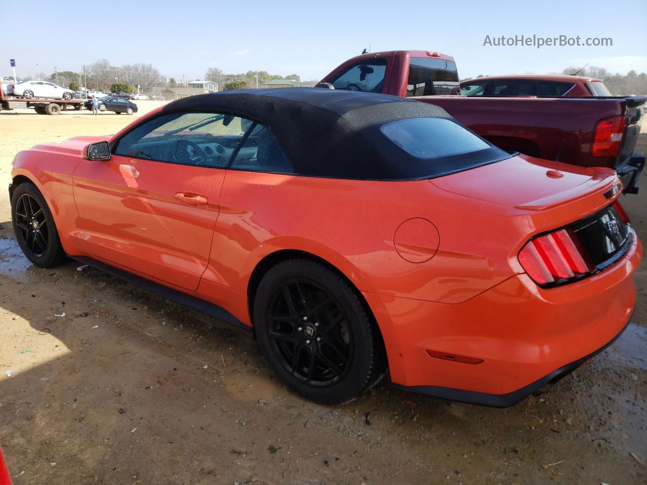 2016 Ford Mustang  Orange vin: 1FATP8UH5G5285126