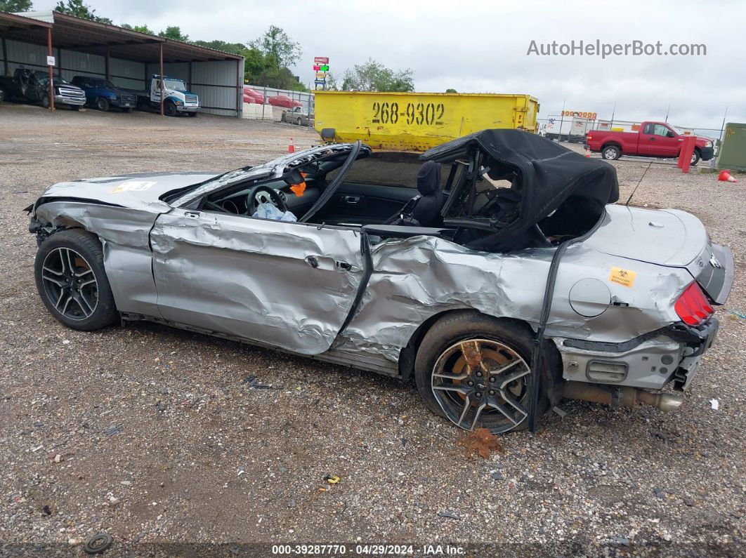 2020 Ford Mustang Ecoboost Premium Silver vin: 1FATP8UH5L5106366