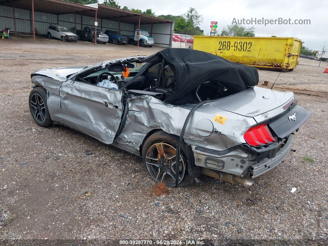 2020 Ford Mustang Ecoboost Premium Silver vin: 1FATP8UH5L5106366