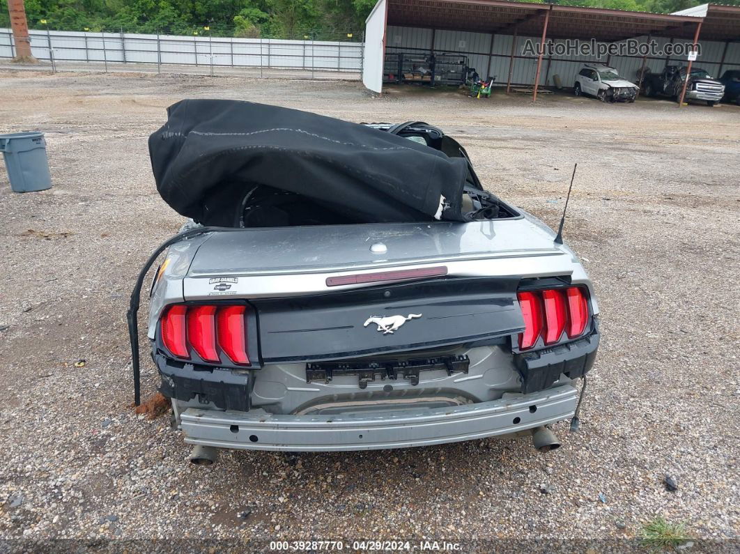 2020 Ford Mustang Ecoboost Premium Silver vin: 1FATP8UH5L5106366