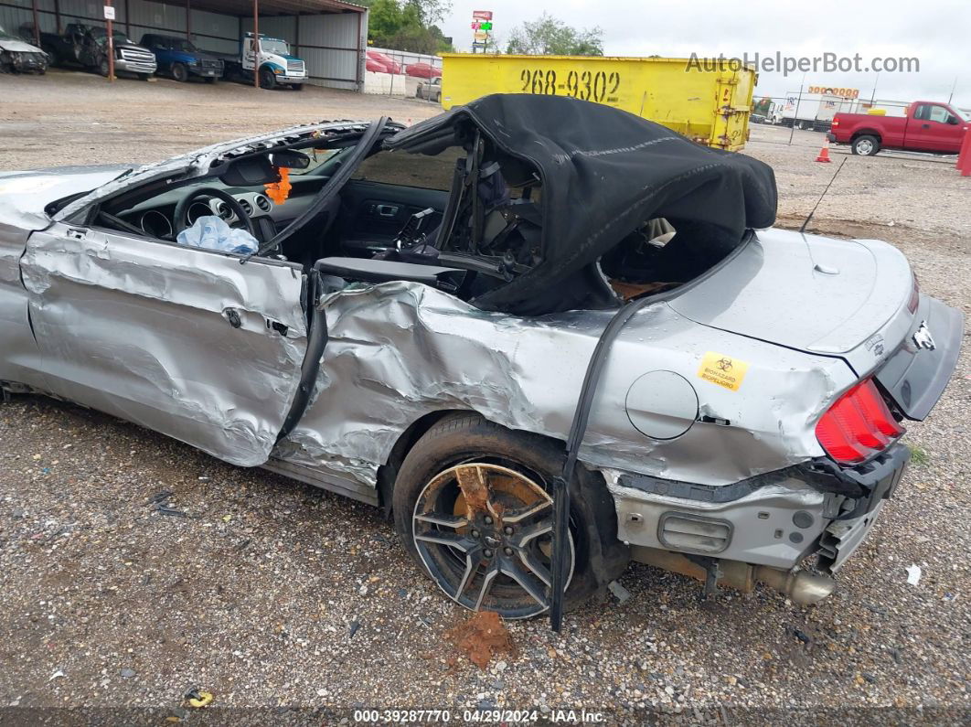 2020 Ford Mustang Ecoboost Premium Silver vin: 1FATP8UH5L5106366