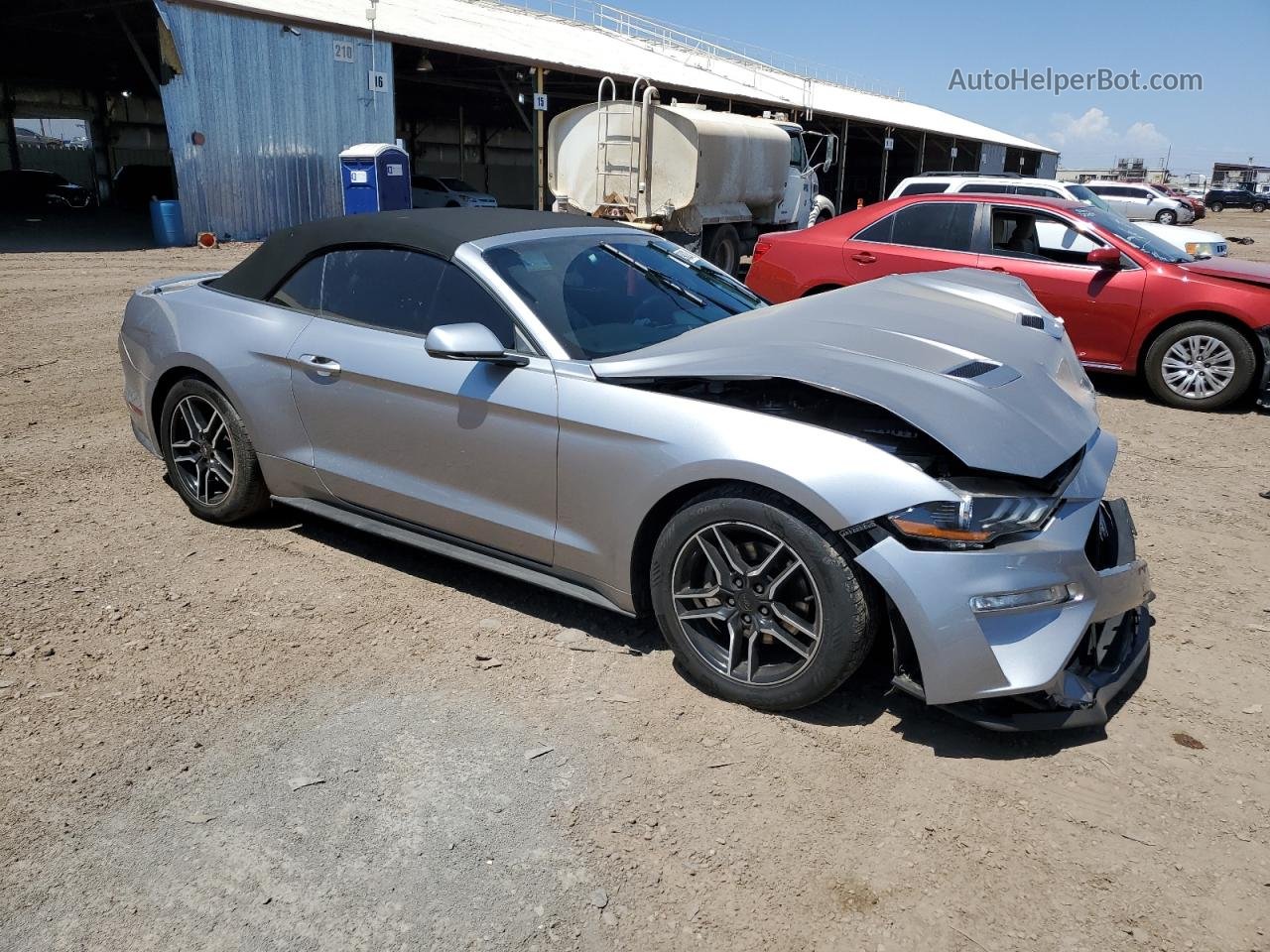 2020 Ford Mustang  Silver vin: 1FATP8UH5L5131848