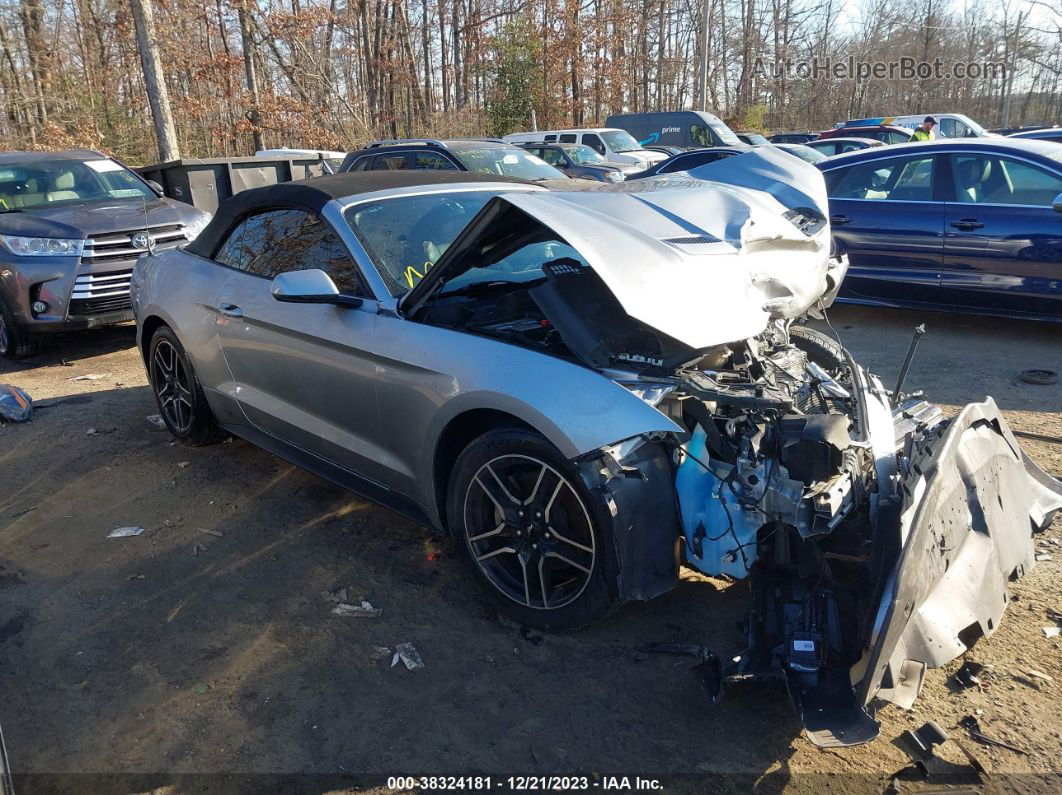 2020 Ford Mustang Ecoboost Premium Silver vin: 1FATP8UH5L5137715