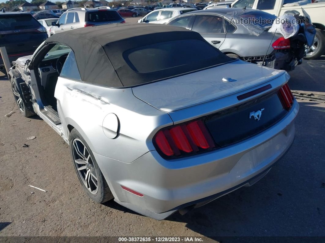 2015 Ford Mustang Ecoboost Premium Silver vin: 1FATP8UH6F5396671
