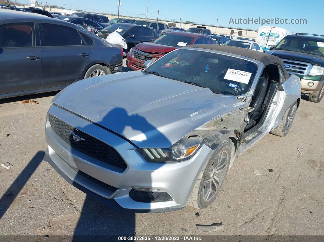 2015 Ford Mustang Ecoboost Premium Silver vin: 1FATP8UH6F5396671