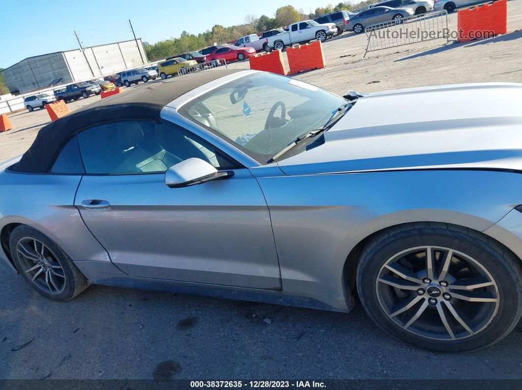 2015 Ford Mustang Ecoboost Premium Silver vin: 1FATP8UH6F5396671