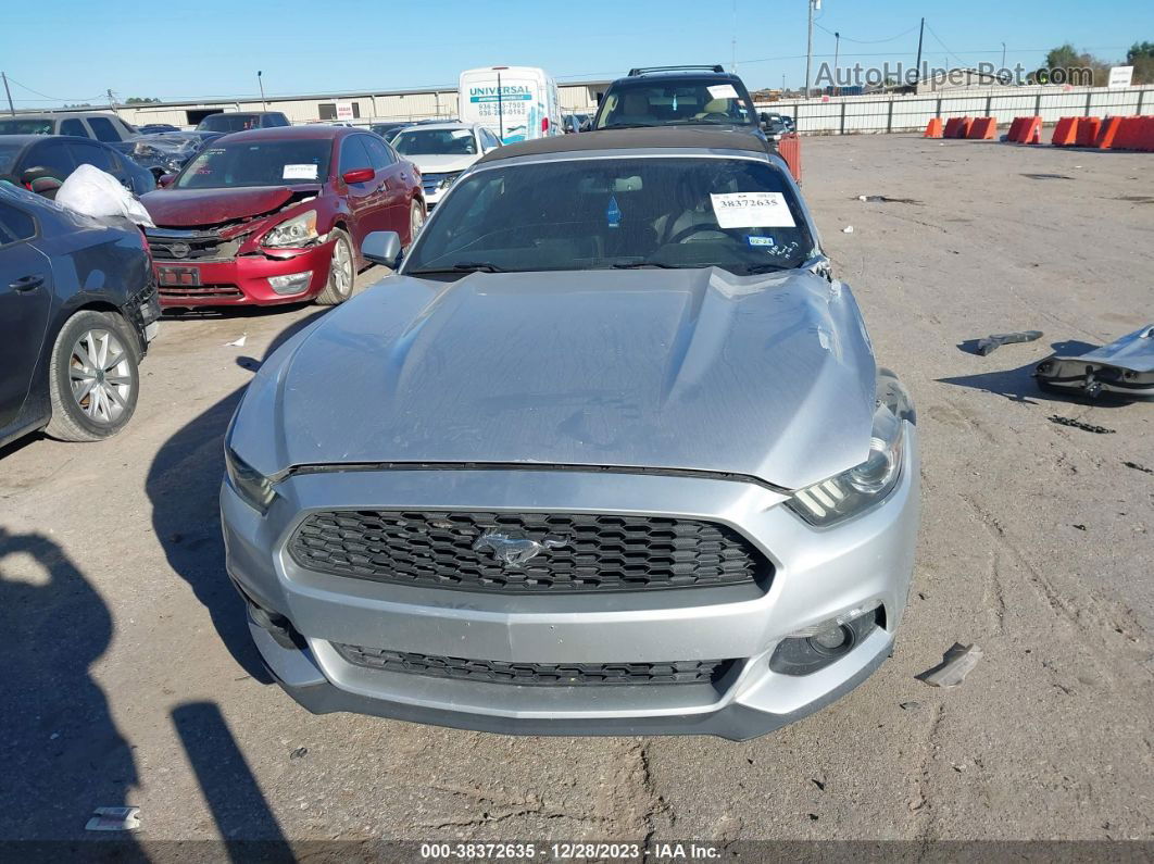 2015 Ford Mustang Ecoboost Premium Silver vin: 1FATP8UH6F5396671