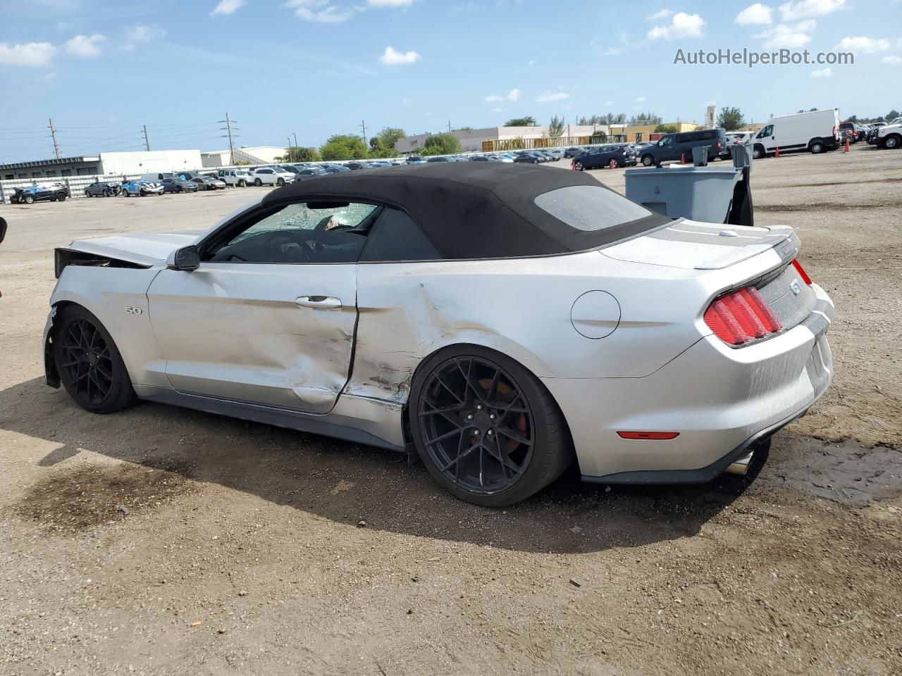 2016 Ford Mustang  Silver vin: 1FATP8UH6G5280310