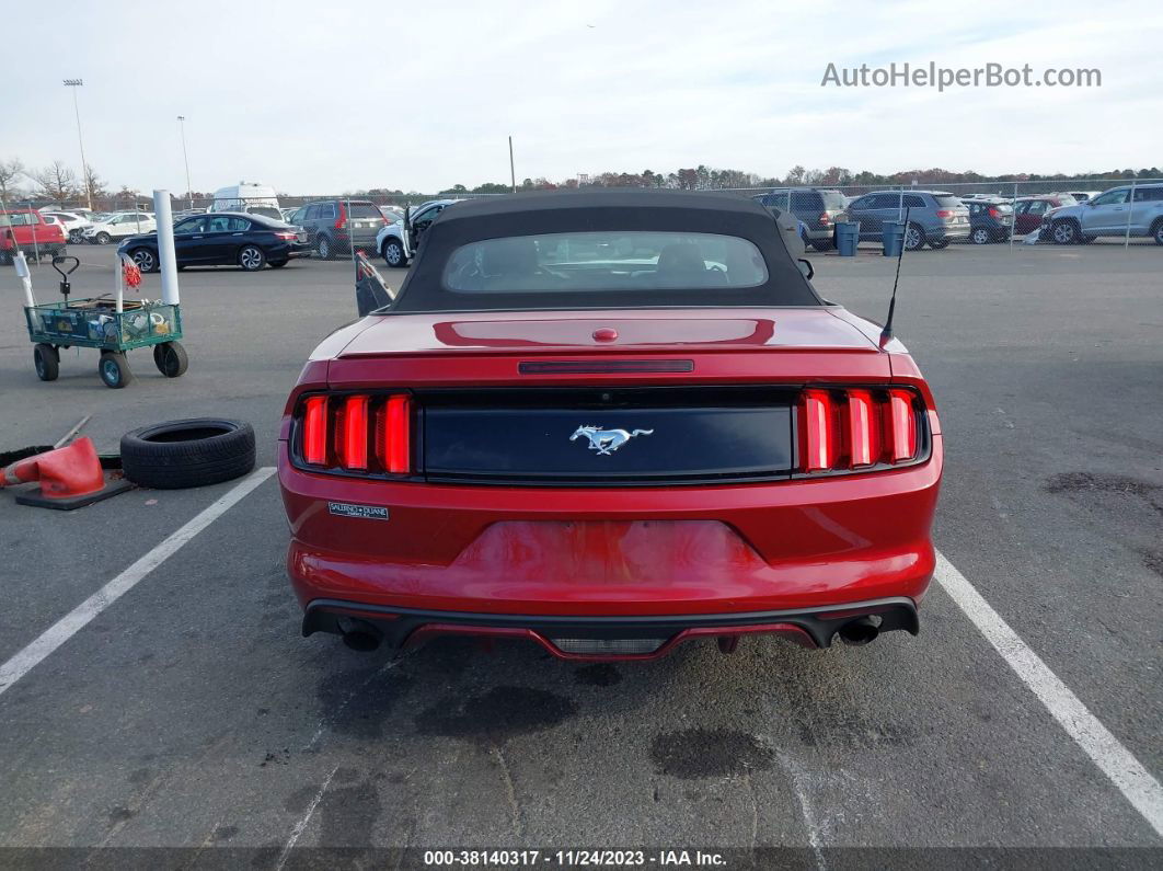 2016 Ford Mustang Ecoboost Premium Red vin: 1FATP8UH6G5288648