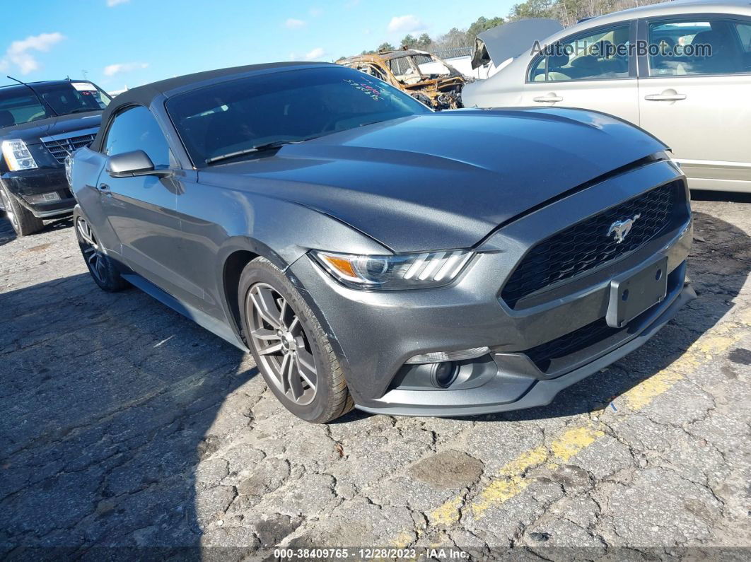 2016 Ford Mustang Ecoboost Premium Gray vin: 1FATP8UH7G5328915