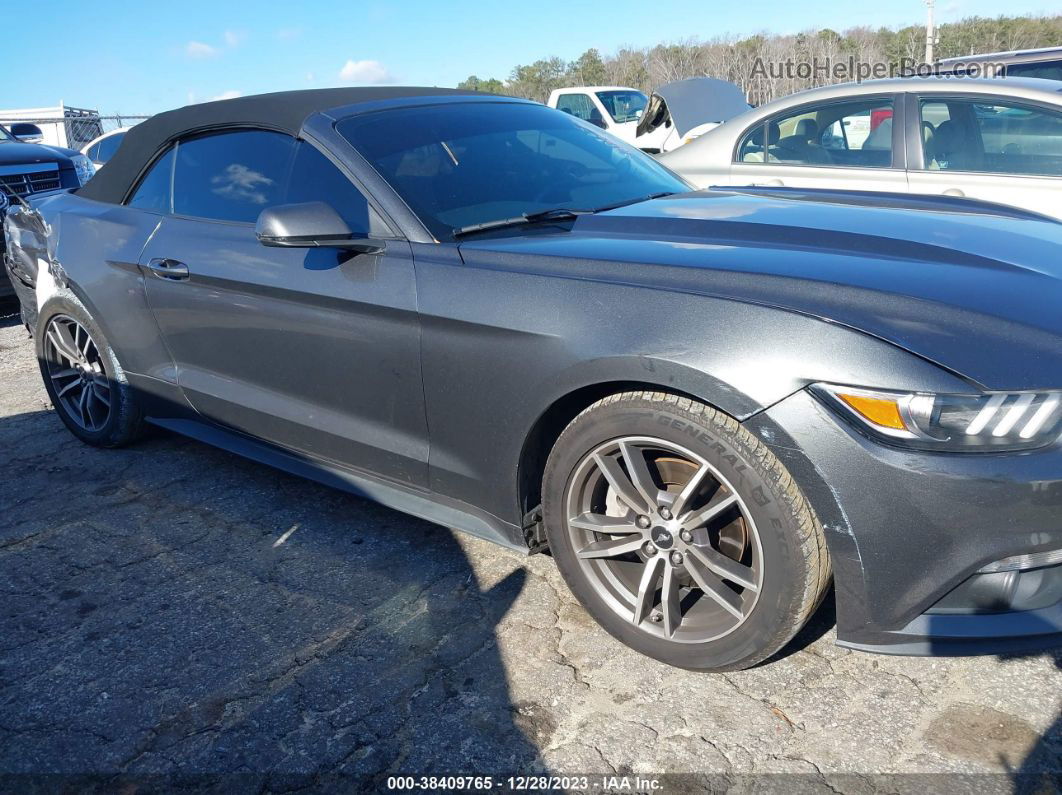 2016 Ford Mustang Ecoboost Premium Gray vin: 1FATP8UH7G5328915