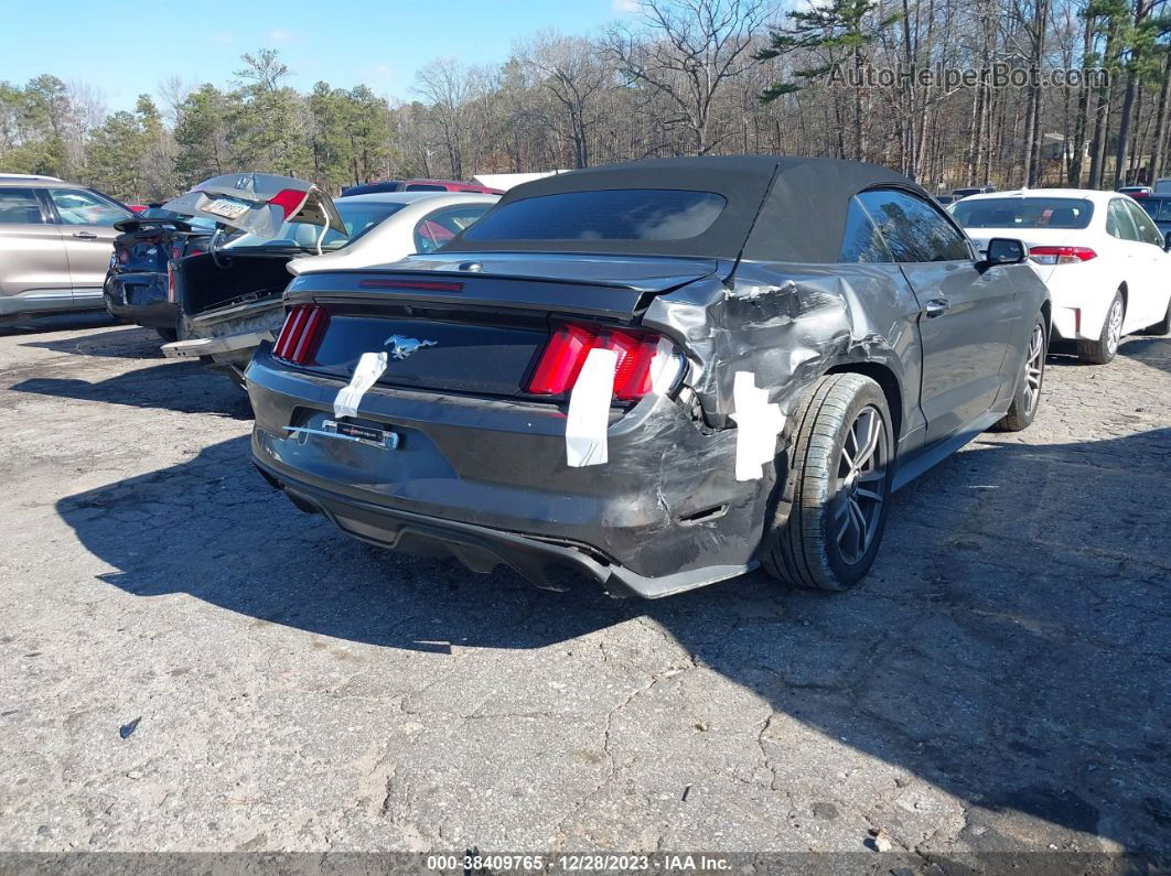 2016 Ford Mustang Ecoboost Premium Gray vin: 1FATP8UH7G5328915