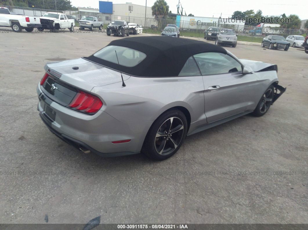 2020 Ford Mustang Ecoboost Silver vin: 1FATP8UH7L5142088