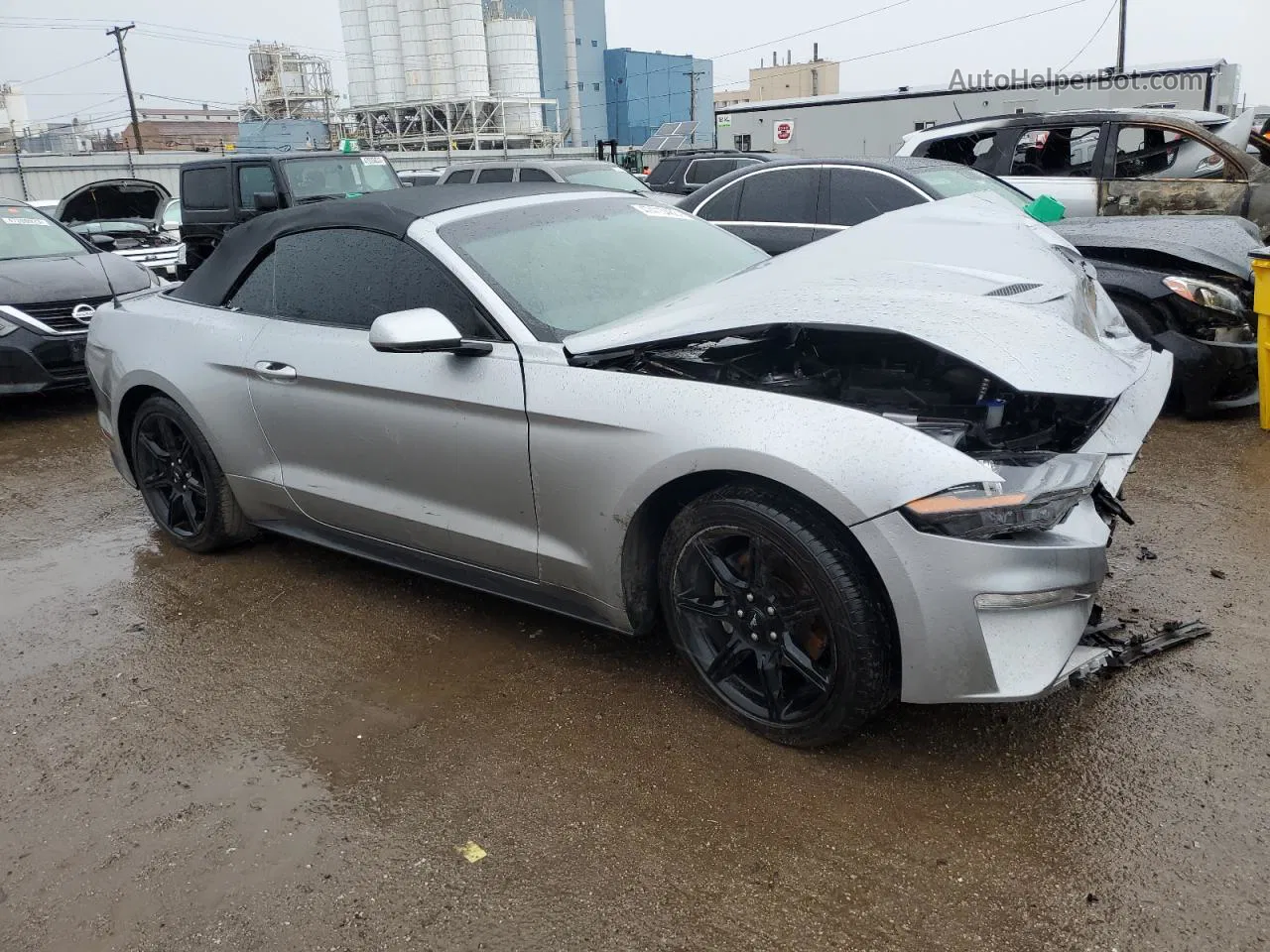 2020 Ford Mustang  Silver vin: 1FATP8UH7L5162258