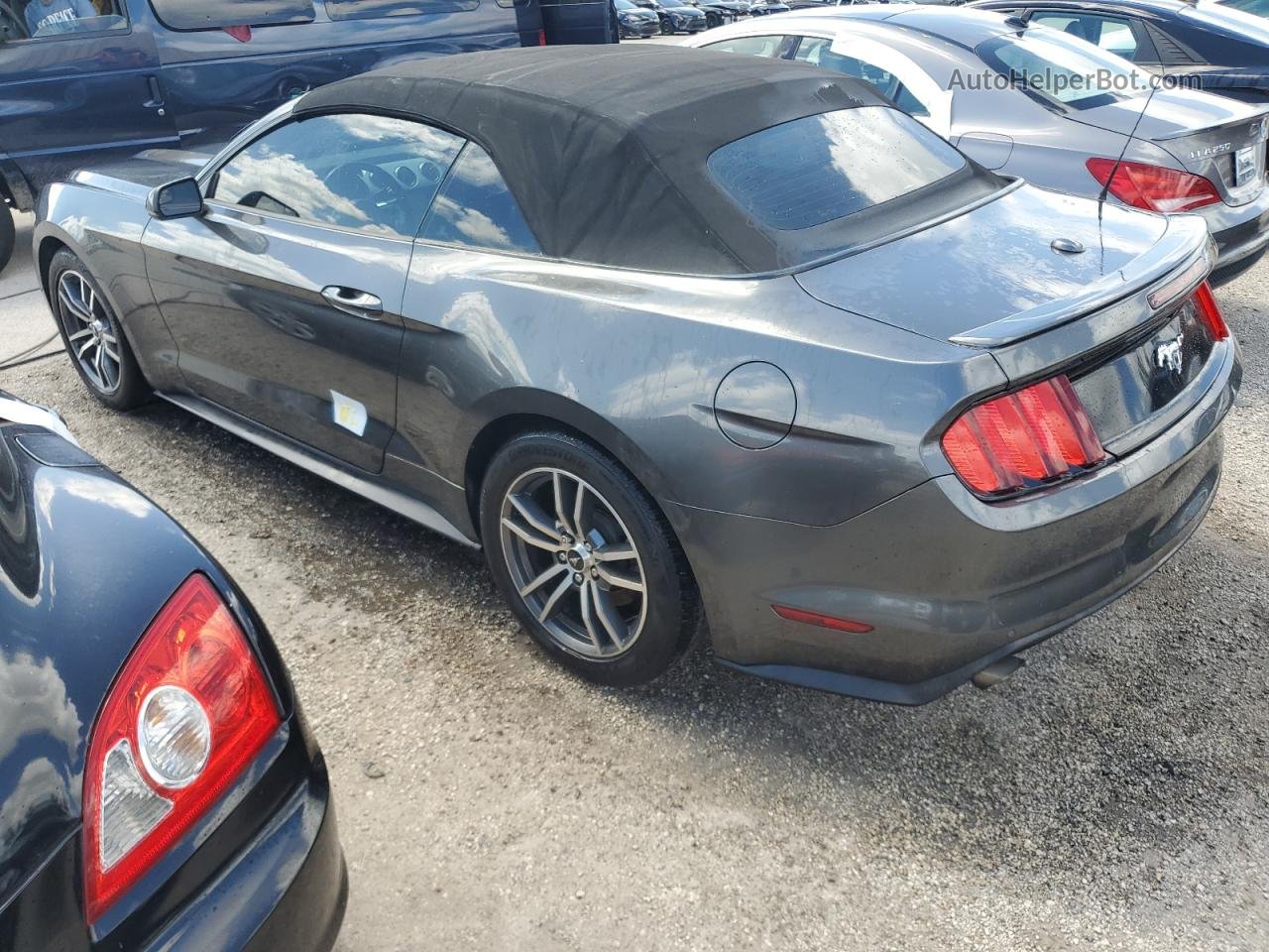 2015 Ford Mustang  Gray vin: 1FATP8UH8F5347598