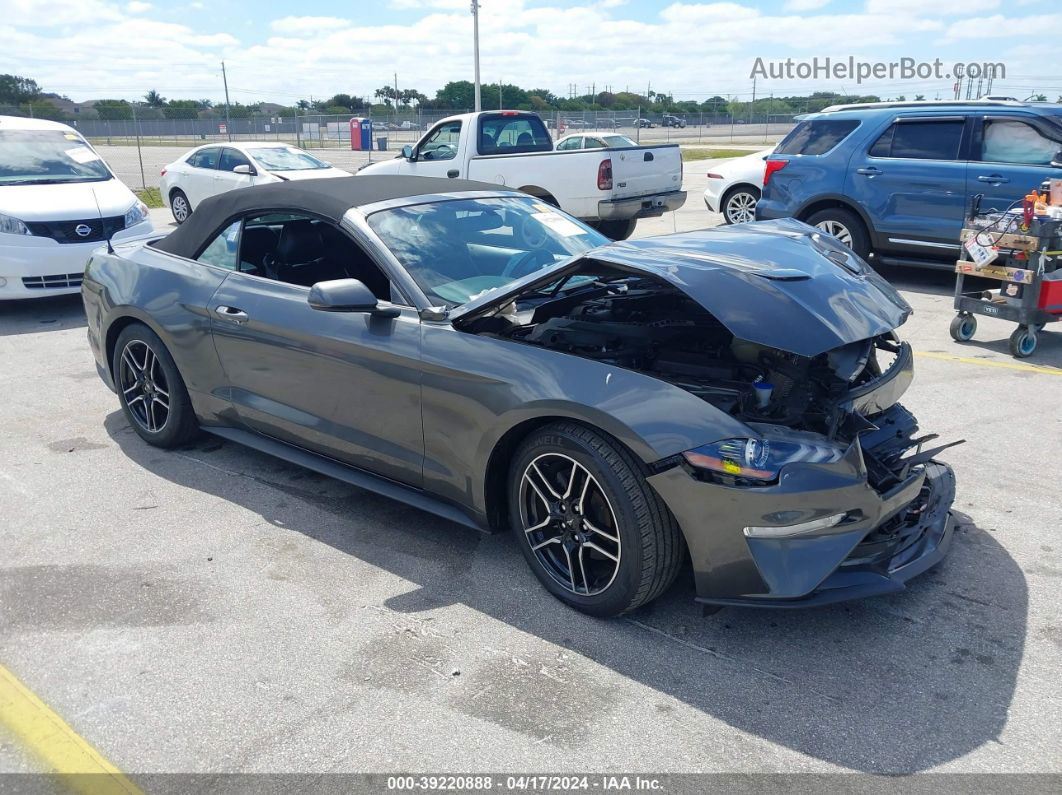2020 Ford Mustang Ecoboost Premium Gray vin: 1FATP8UH8L5137823