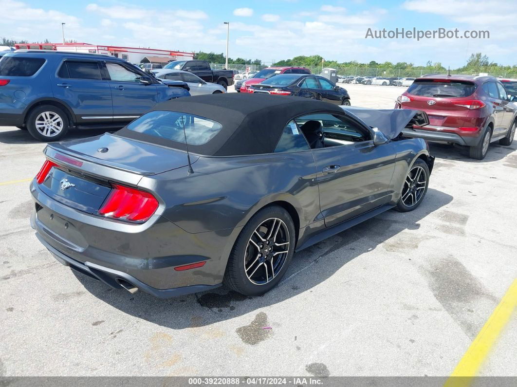 2020 Ford Mustang Ecoboost Premium Gray vin: 1FATP8UH8L5137823