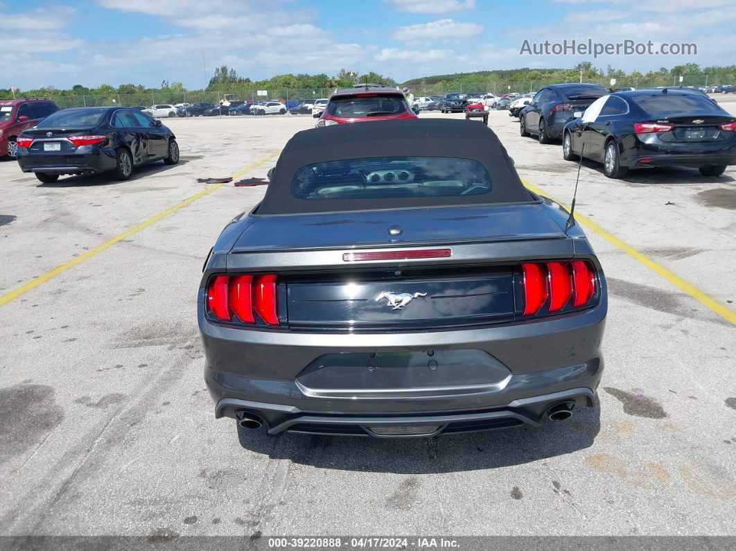 2020 Ford Mustang Ecoboost Premium Gray vin: 1FATP8UH8L5137823