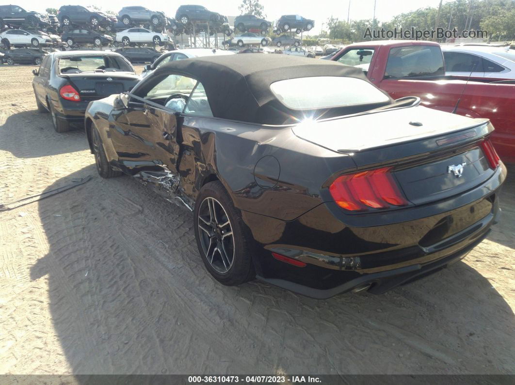 2020 Ford Mustang Ecoboost Черный vin: 1FATP8UH8L5143265