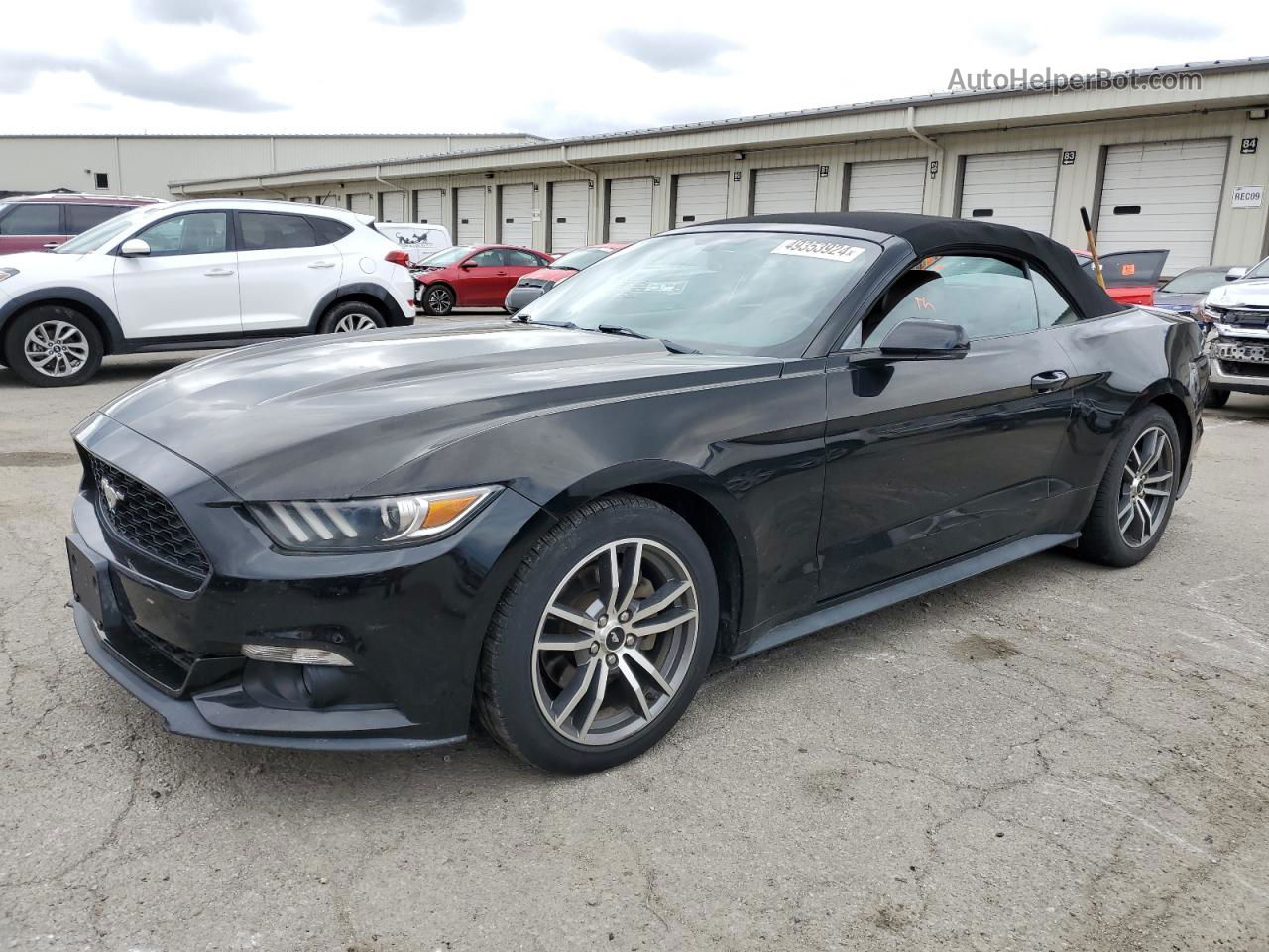 2015 Ford Mustang  Black vin: 1FATP8UH9F5397510