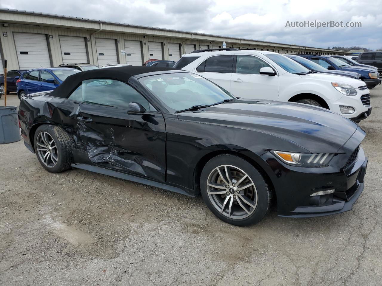 2015 Ford Mustang  Black vin: 1FATP8UH9F5397510