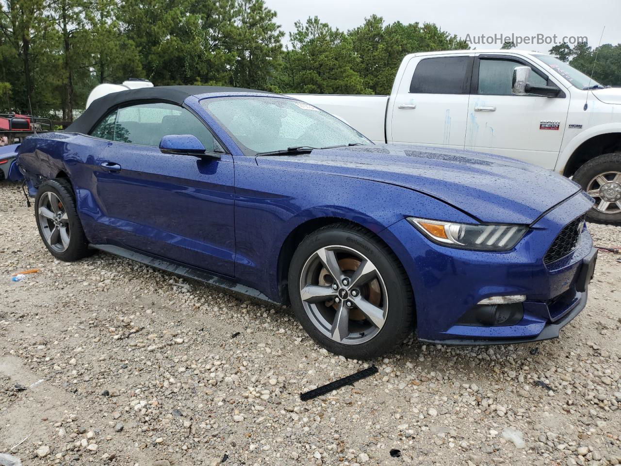 2016 Ford Mustang  Blue vin: 1FATP8UH9G5241999