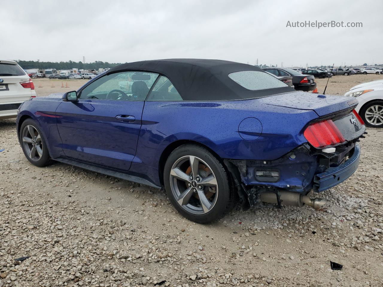 2016 Ford Mustang  Синий vin: 1FATP8UH9G5241999