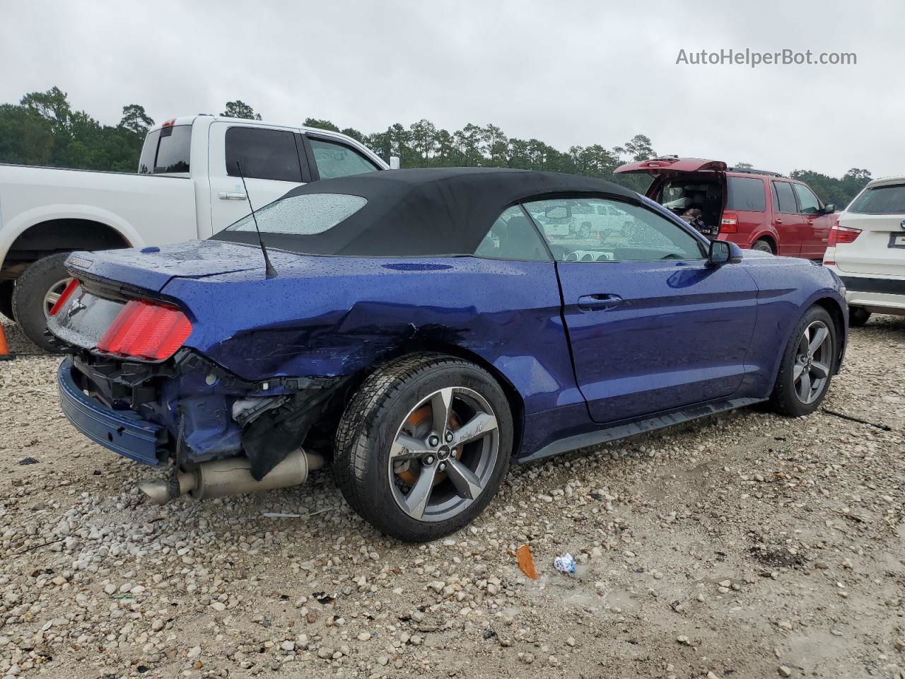 2016 Ford Mustang  Blue vin: 1FATP8UH9G5241999