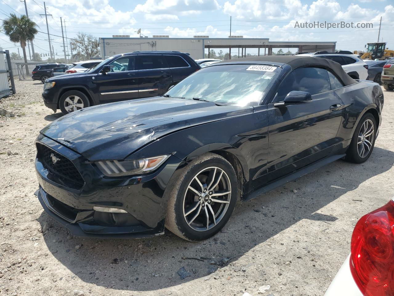 2016 Ford Mustang  Черный vin: 1FATP8UH9G5280530