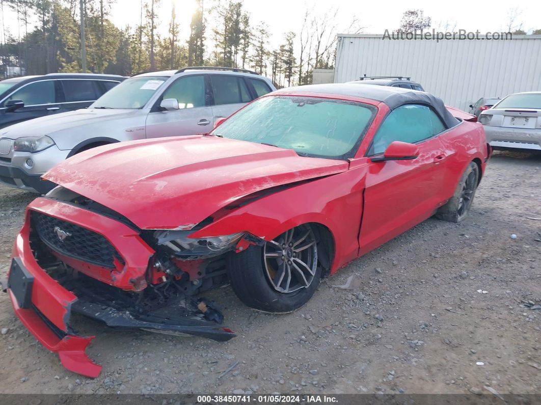 2016 Ford Mustang Ecoboost Premium Red vin: 1FATP8UH9G5304504