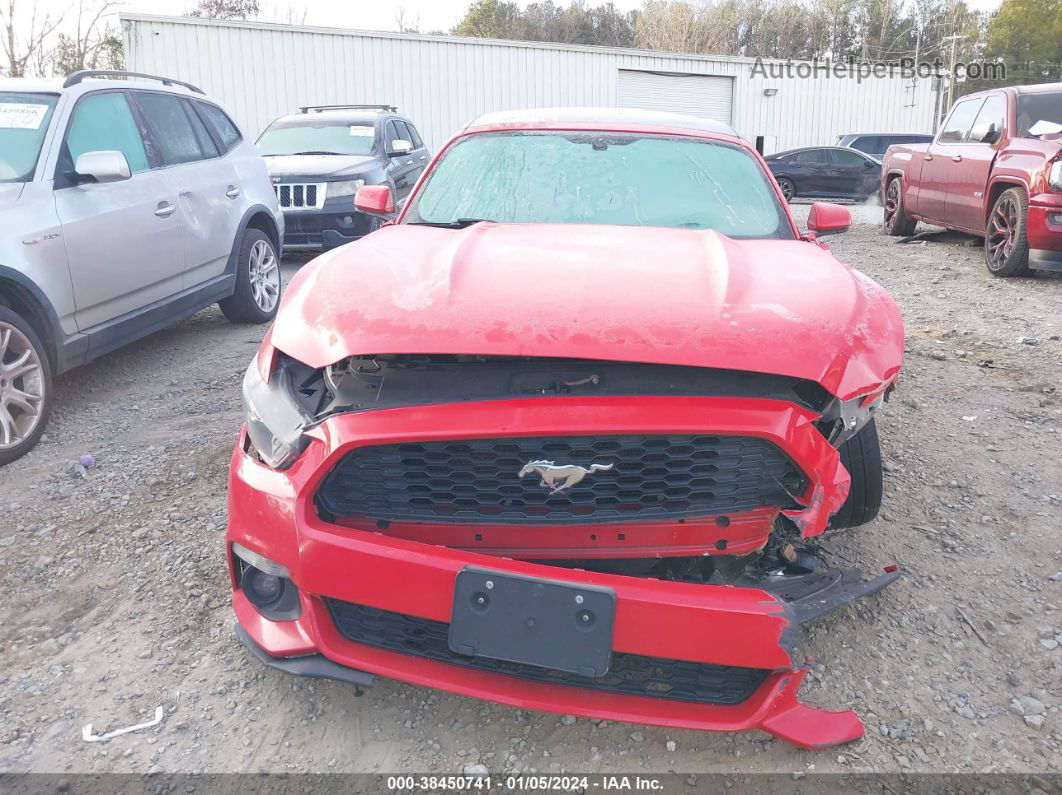 2016 Ford Mustang Ecoboost Premium Red vin: 1FATP8UH9G5304504