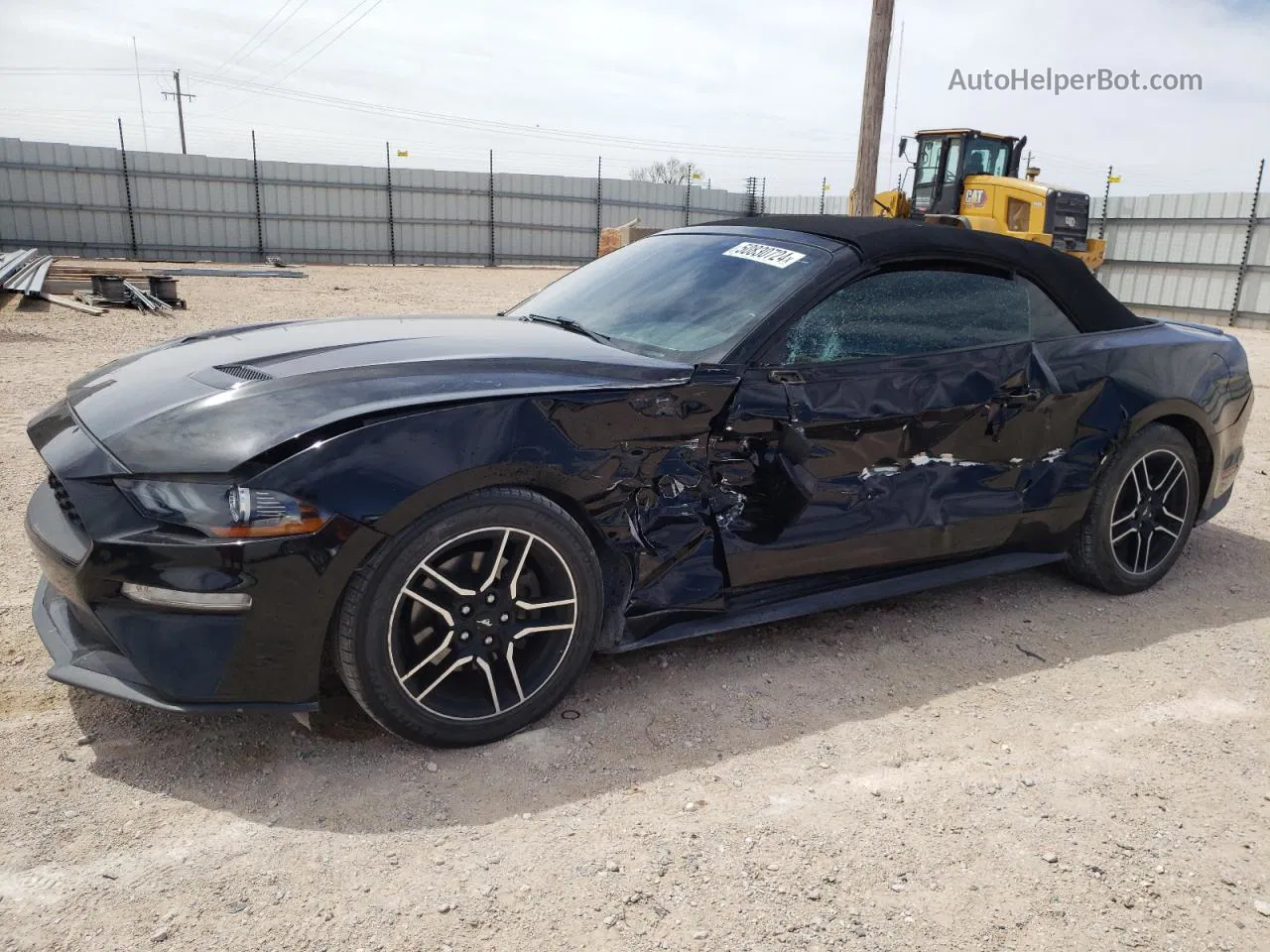 2020 Ford Mustang  Black vin: 1FATP8UH9L5126121