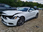 2015 Ford Mustang  White vin: 1FATP8UHXF5340314