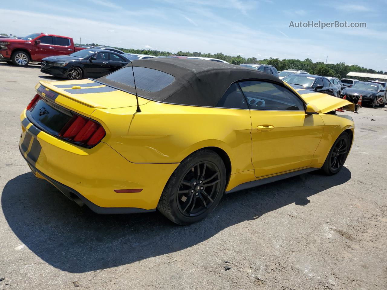 2015 Ford Mustang  Yellow vin: 1FATP8UHXF5392901