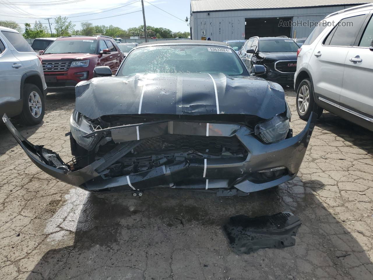 2016 Ford Mustang  Gray vin: 1FATP8UHXG5291018