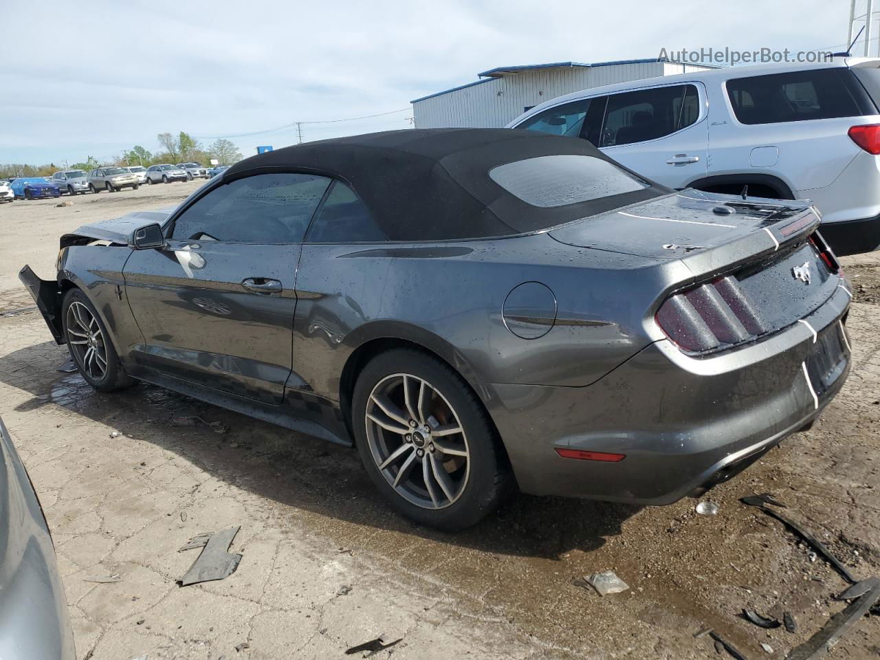 2016 Ford Mustang  Gray vin: 1FATP8UHXG5291018