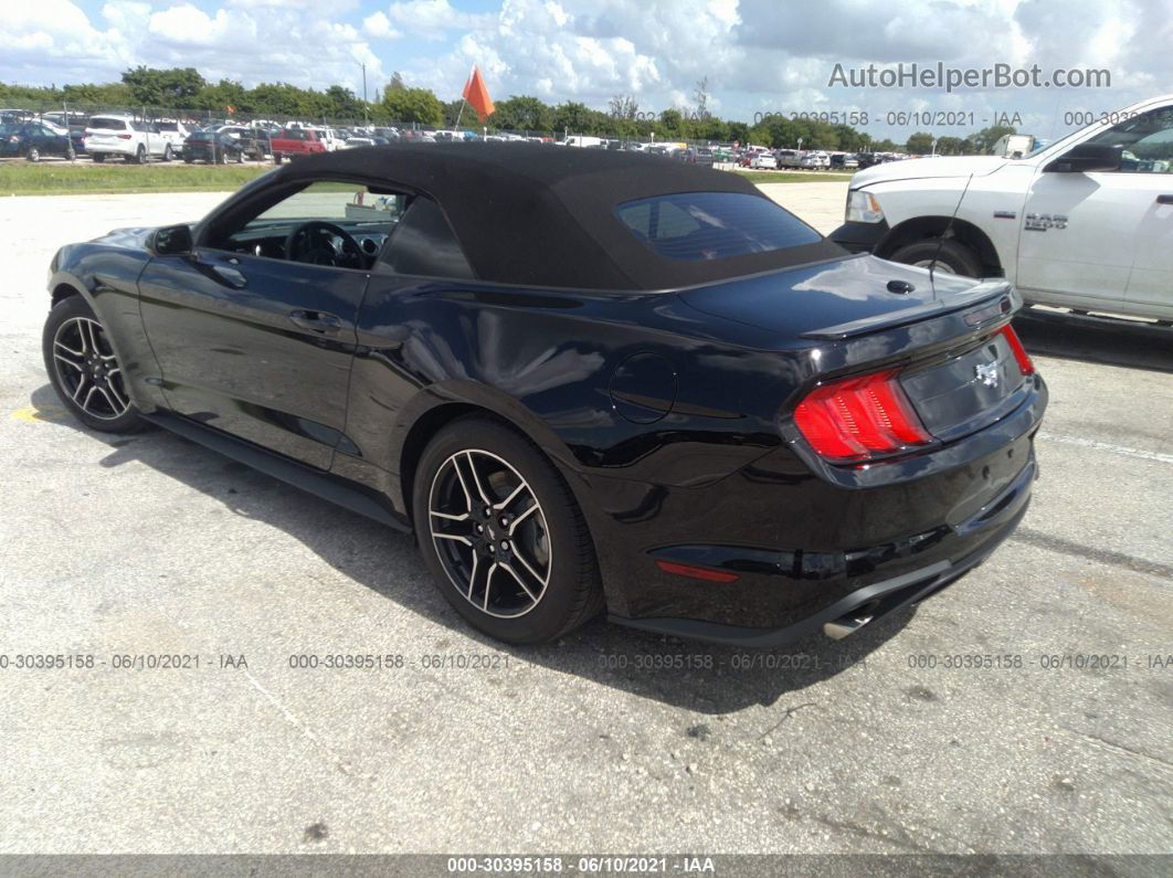 2020 Ford Mustang Ecoboost  Черный vin: 1FATP8UHXL5189888