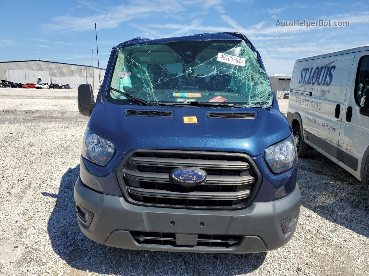 2020 Ford Transit T-350 Blue vin: 1FBAX2C89LKB18977